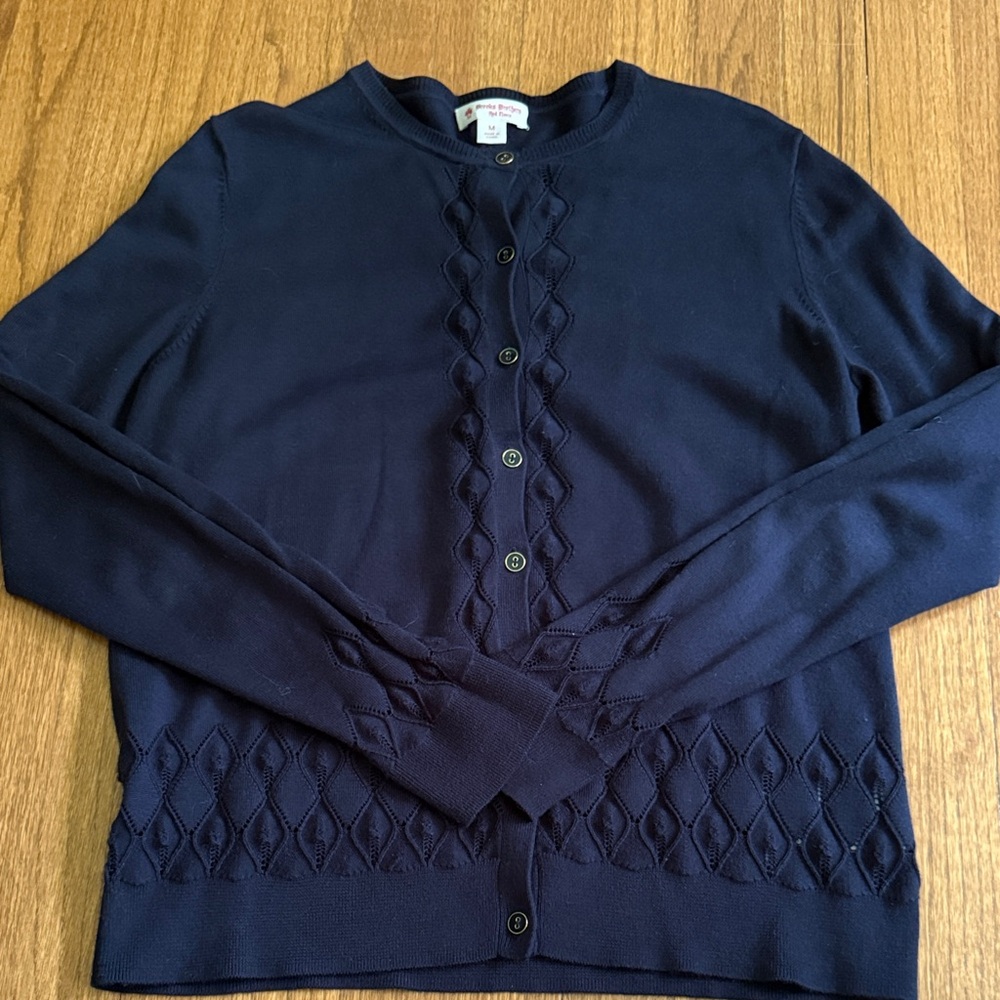 Brooks Brothers Dark Blue Knit Sweater